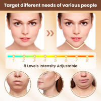 V Face Máquina Eléctrica Cinturón Levantador De Línea V Masajeador Facial Con Control Remoto Rejuvenecimiento De Piel Y Adelgazamiento Facial - details 19