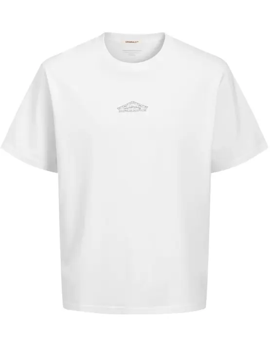 Camiseta Jack&Jones Acapulco blanca manga corta para hombre - 1