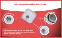 Banner - Pila maxell de boton oxido plata 394 SR936SW