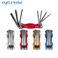 Kit De Herramientas De Reparación Multifuncional Para Bicicleta Portátil Conjunto De Mantenimiento De Bicicleta Con Llaves Allen Y Hexágonas Accesorios Para Ciclismo - details 0