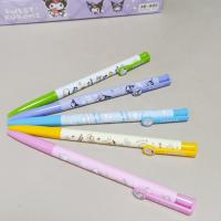Set De 60 Bolígrafos De Punto Fijo Sanrio Con Diseños De Kuromi Cinnamoroll Pochacco Hello Kitty Doraemon Y Blue Para Estudiantes Material Plástico Tamaño Grande - details 2