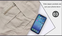 Pantalones Tácticos Para Hombre Con Varios Bolsillos Elasticidad Militar Urbanos Comerciales Tacitac Trousers Slim Cargo Pant 5XL - details 9