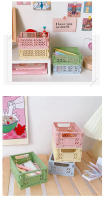Caja De Almacenamiento Plegable De Plástico En 6 Colores Para Estudiantes Organizador De Escritorio Para Papelería Y Cinta - details 7