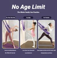 Cinta De Aerial Yoga Ajustable Para Mujeres Equipo De Gimnasio Para Estiramiento Y Flexiones De Piernas Hammock De Entrenamiento De Cuerda Pull Rope - details 3