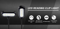 Luz De Libro Portátil Mini LED Protección Ocular Lámpara De Lectura Flexible Ajustable Dirección Para Estudio Y Dormitorio - details 0