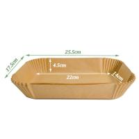 Papel De Fritura Desechable Para Air Fryer Antiadherente Para Hornear En Microondas Y Barbacoa Almohadilla De Papel Oilproof Accesorios De Cocina - details 8