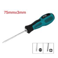 Clavija De Tornillo Doble Uso Con Mango 3x75mm Herramientas Para Jardín Y Hogar Equipo De Trabajo Nutricionistas Clavija De Tornillo Cruzada Y Aplanada Acero Cromo Vanadio Antideslizante - details 1