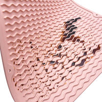 Alfombrilla De Comedor Grande 40x30cm Para Contorno De Cocina Aislante De Silicona Moderna Ecológica Alfombrilla De Secado De Mesa - details 2