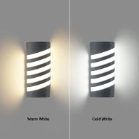 Exterior/Interior de la pared Sconce, impermeable IP65 antracita Luz de pared, Luz de pared para Jardines pasillo Terraza, Bombilla no incluida - details 5