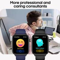 Relojes inteligentes masculinos y femeninos relojes inteligentes IPS de 1,96 pulgadas, monitoreo de frecuencia cardíaca / oxígeno en sangre / presión arterial / sueño 24 / 7, componentes sanguíneos y físicos, rastreador de fitness de más de 100 modos de e - details 2
