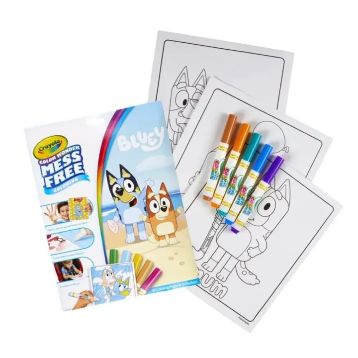Crayola - colorea sin manchas color wonder mess free Bluey 75-4610G - 1