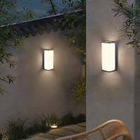 Lámpara De Pared Exterior Moderna LED Impermeable IP65 Para Balcones Jardines C�fes Luz De Porche 110v 220v Instalación Por Montaje Incluye Bombillas - details 5