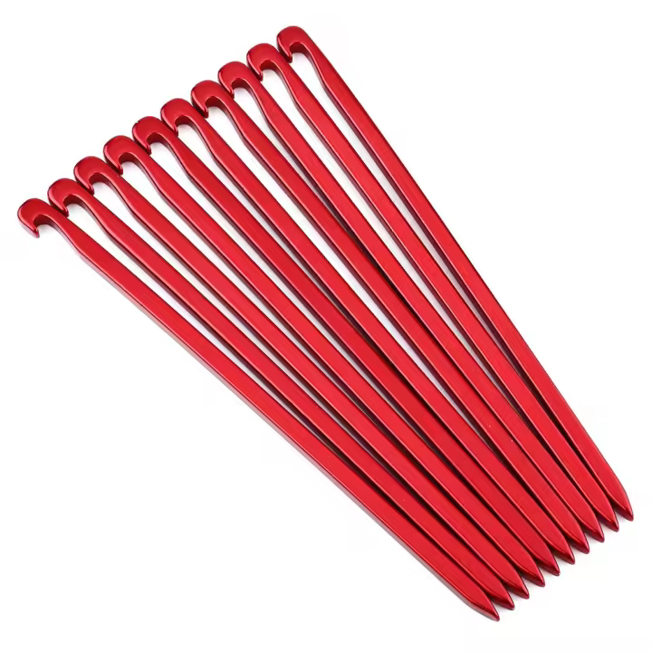 10pcs Palos De Tenda De Aluminio De 16cm Resistentes Al Desgaste Y Anti-rusticidad Para Canopias Y Toldos Accesorios De Tenda - 1