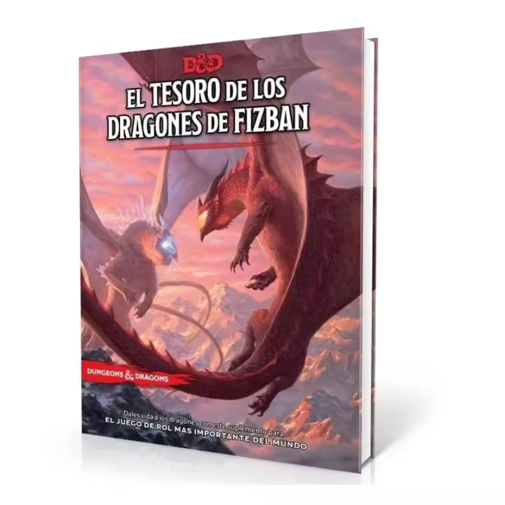 Dungeons & Dragons – El Tesoro De Los Dragones de Fizban, en Castellano, suplemento D&D 5º edición, 5e, dragones y mazmorras - 1