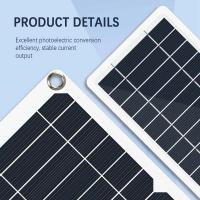 Cargador Solar Portátil 10W/5W USB 5V Para Móviles Y Uso Al Aire Libre Energizado Por Energía Solar Panel De Silicona Monocrómica Tamaño 30*14.5CM Peso 200g - details 2