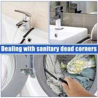 Cepillo De Limpieza Para Espacios Estrechos 10Pcs Cepillo De Níquel Con Cerdas Duraderas Para Limpieza De Ventanas Puertas Rallures De Ducha Y Salas De Baño - details 5