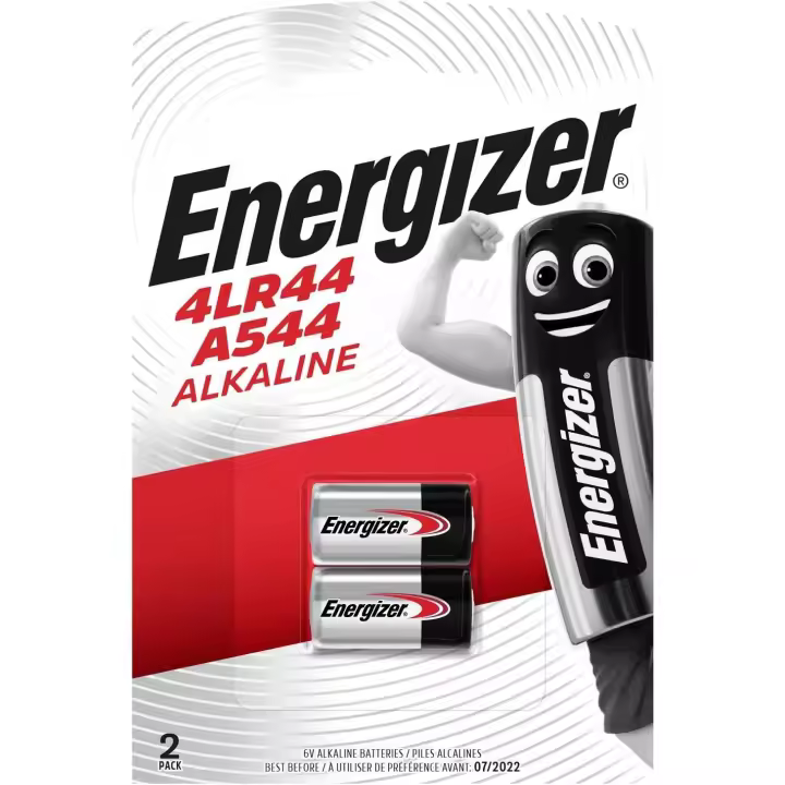 Energizer A544/4LR44 - Pilas (Alkaline, 6 V), paquete de 2 - 1