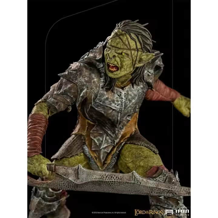IRON STUDIOS LOTR SWORDSMAN ORC 1/10 ART STATUE - 1