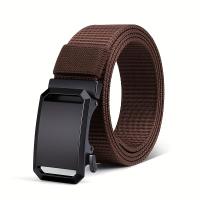 Cinturón De Lona Para Hombres Con Hebilla Automática Resistente Y Práctica Para Ropa De Trabajo Al Aire Libre Estilo Casual - details 8