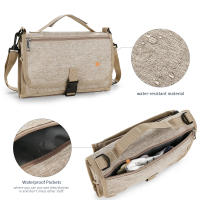 Alfombrilla De Cambio De Pañales Portátil 3 En 1 Con Bolsillos Impermeable Para Viaje Plegable Con Bolsa De Mano Para Bebés De 0 a 36 Meses - details 3