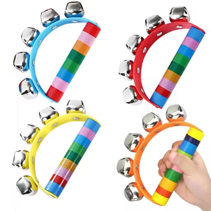 Nueva Campana De Bola Arco Iris Colorida Juguete Musical De Percusión Para Mano Adulto Juego De Fiesta KTV Familiar Regalo - 1