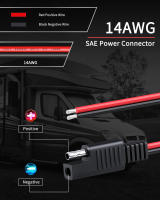 Cable De Extensión De Poder Para Coche Anchtek 10AWG14AWG Conector SAE Conectador Rápido Desconectable Cable De Panel Solar Accesorios Electrónicos Para Motocicleta - details 10