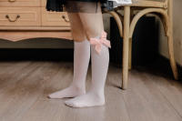 Calcetines De Navidad Para Bebés Niñas Otoño Invierno Big Bow Calcetines Largos Rodilleras Suaves De Algodón Para Niños 0-5 Años - details 13