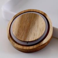 Recipiente de vidrio para almacenar alimentos con tapas de madera de acacia con sello hermético Recipiente de vidrio transparente para café, té, especias, azúcar, galletas, nueces, bocadillos y dulces - details 0