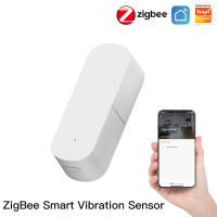 Sensor De Vibración Inteligente Zigbee MOES Notificación De Alarmas De Movimiento En Tiempo Real Con Registros Históricos Para Hogar Inteligente Compatible Con Tuya - details 1