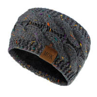 Diadema De Punto Para Mujer Invierno Cálido Lana Tejida Calentador De Orejas Cross Knot Turban Accesorios De Cabello Unisex - details 35