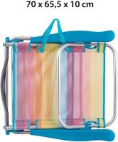 Monty Silla Playa Baja Plegable Aluminio Textileno Multicolor Rainbow - details 3