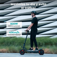 Patinetes Electricos iScooter i10pro 800W 10" con APP 48V 15 Ah Batería Máxima Alcance 60 Km Potente para Adultos - details 8