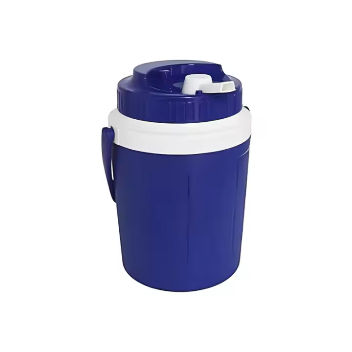 Nevera Portáti Bidón Termo Azul para Agua Fría o Caliente o Bebidas Frescas para Jardin Terraza Playa Camping Verano. - 1