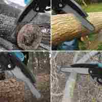 6-Inch Mini Cordless Chainsaw Powerful 20000RPM Electric Saw 21V Rechargeable Handheld Garden Woodworking Cutting Power Tools - details 6