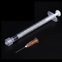 Juego De 5 Siringas Luer Lock De 3ML Con Agujas Estériles De Acero Inoxidable 18G 21G 22G 25G 27G Para Dispensar Líquidos En Tatuaje - details 18