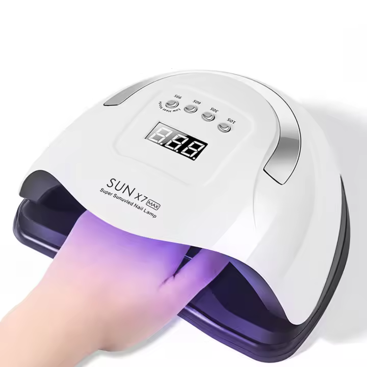 LINTerna LED UV Para Uñas 150W SUNX7 MAX Con 57 Leds Secador De Pólen De Uñas Sin Ángulo Muerto De 180 Grados Para Manicura - 1