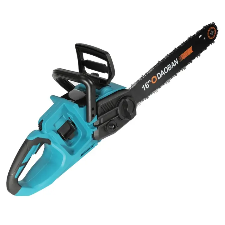 3500W Motosierra eléctrica sin escobillas, herramienta de poda inalámbrica para carpintería, cortador de jardín de mano para batería Makita,16 pulgadas - 1