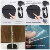 Lámpara De Noche 3D Motocicleta Nighdn Con Control Remoto Para Decoración De Habitación De Niños Regalo Creativo Para Niños Y Hombres Material Acrílico - details 4