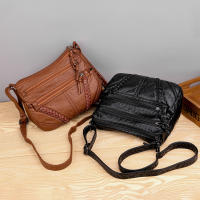 Bolso De Hombro Para Mujer En PU Genuino Moda Y Versatilidad Regalo Ideal Para Chicas Y Adultas Mayores Con Cierre De Cremallera Y Bolsillo Interior - details 10