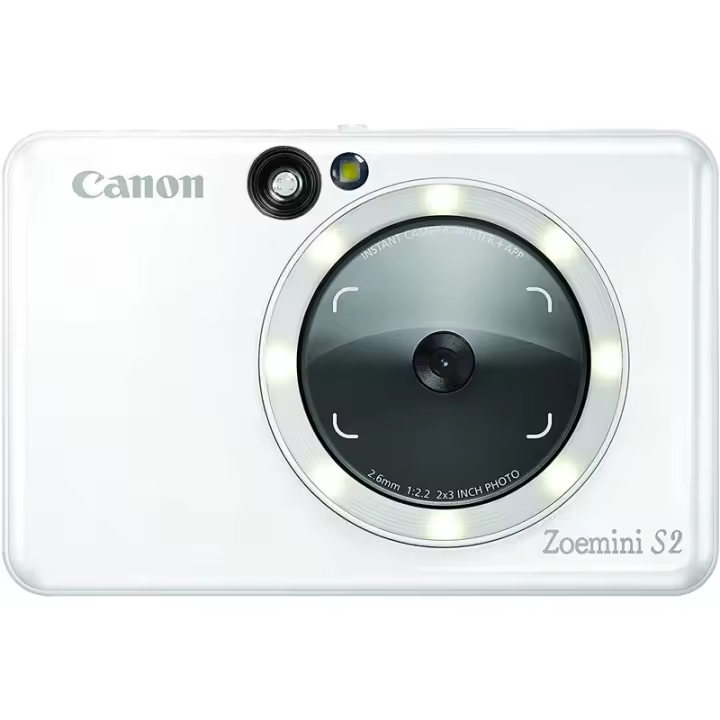 Cámara instantánea Canon Zoemini S2 de 8,0 megapíxeles (foto 5x7,5 mm, Bluetooth, NFC, Micro USB, ZINK) - 1