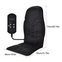 Almohada De Masaje Corporal Completo Para Coche Hogar Y Oficina Con 7 Motores Calefacción Vibration Matriz Espalda Cuello Silla Relajación Asiento 12V - details 9