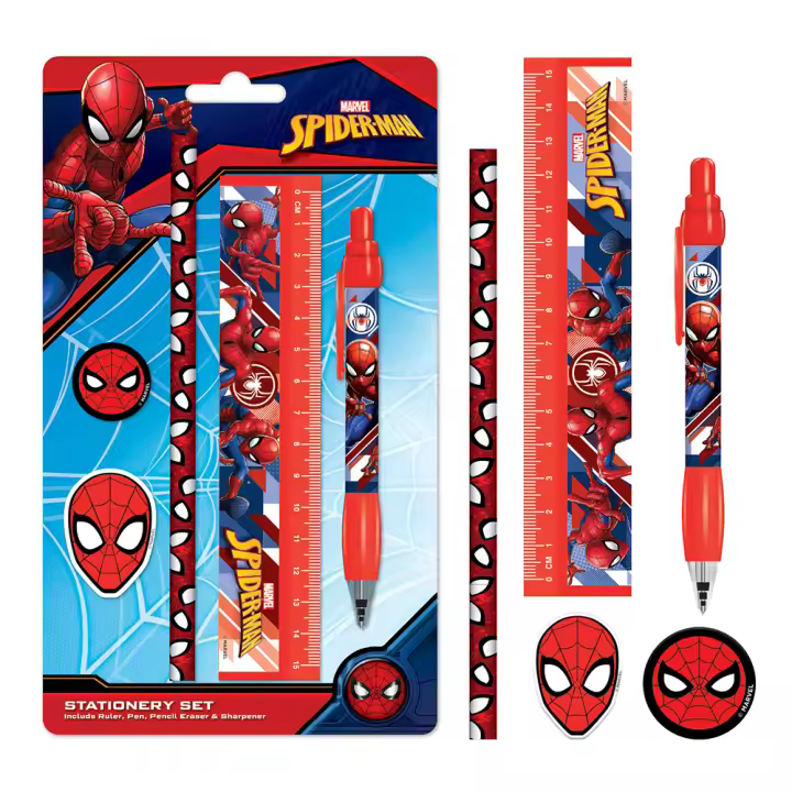 MARVEL - SET DE PAPELERÍA SPIDER-MAN - 1
