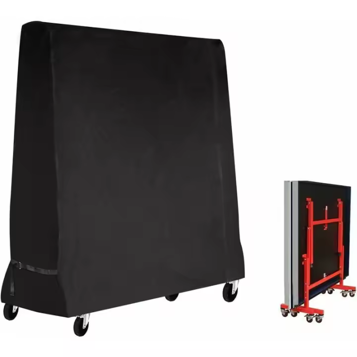 Funda de Tenis de Mesa en Oxford 210D, Negro, tamaño 165x70x185cm - 1
