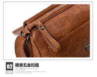 Bolso bandolera de Piel de alta calidad con tres bolsos y Gran capacidad, Bolso bandolera informal para Mujer. - details 27