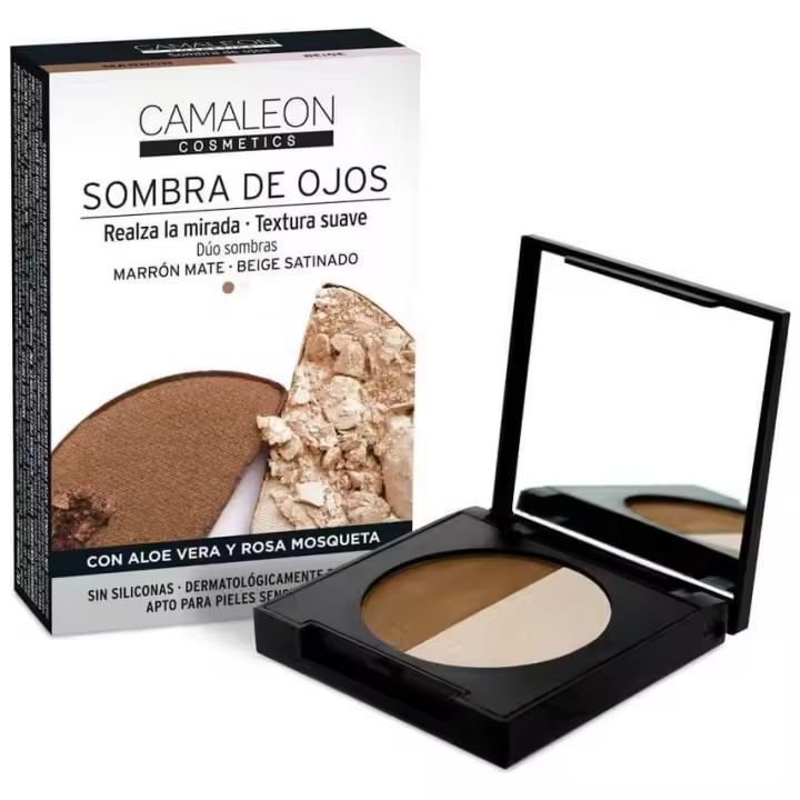 Camaleon Cosmetics Sombra De Ojos Marrón + Beige 2_3G - 1