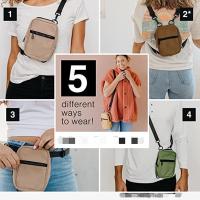 Bolsa De Mensajero Impermeable Multifuncional 2024 Para Hombres Y Mujeres En Tela Oxford Bolsa De Pecho Y Cinturón Multiusos - details 0
