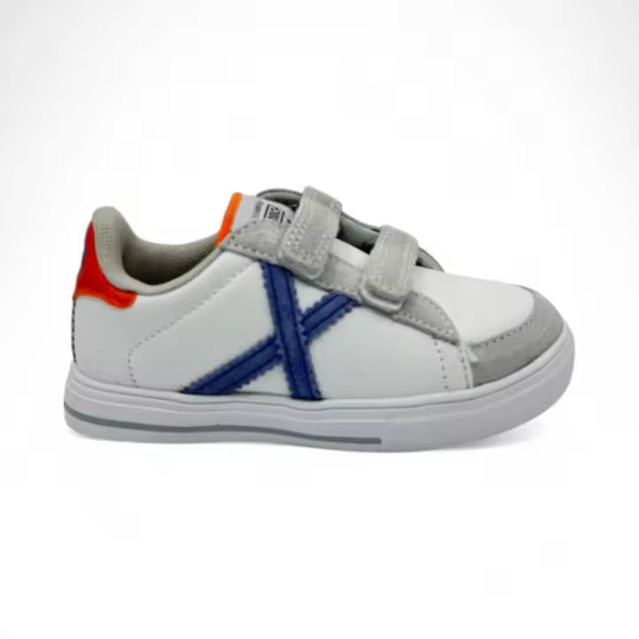 Zapatillas marca Munich para infantil en color blanco - 1