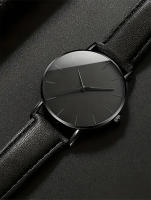 Reloj De Cuarzo Para Hombre Con Escala Y Diamantes 3PCS Set De Oficina Con Monedero Y Pluma Giratoria Regalo Seleccinado - details 3