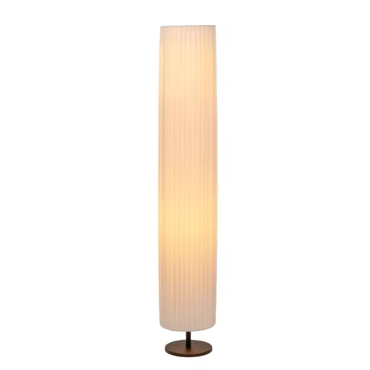 Lucide FOLD - Lámpara de suelo - Ø 20 cm - 2xE27 - Blanco - 1