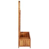 vidaXL Arriate con enrejado madera maciza de acacia 85x38x150 cm - details 2